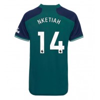 Camisa de time de futebol Arsenal Eddie Nketiah #14 Replicas 3º Equipamento Feminina 2023-24 Manga Curta
